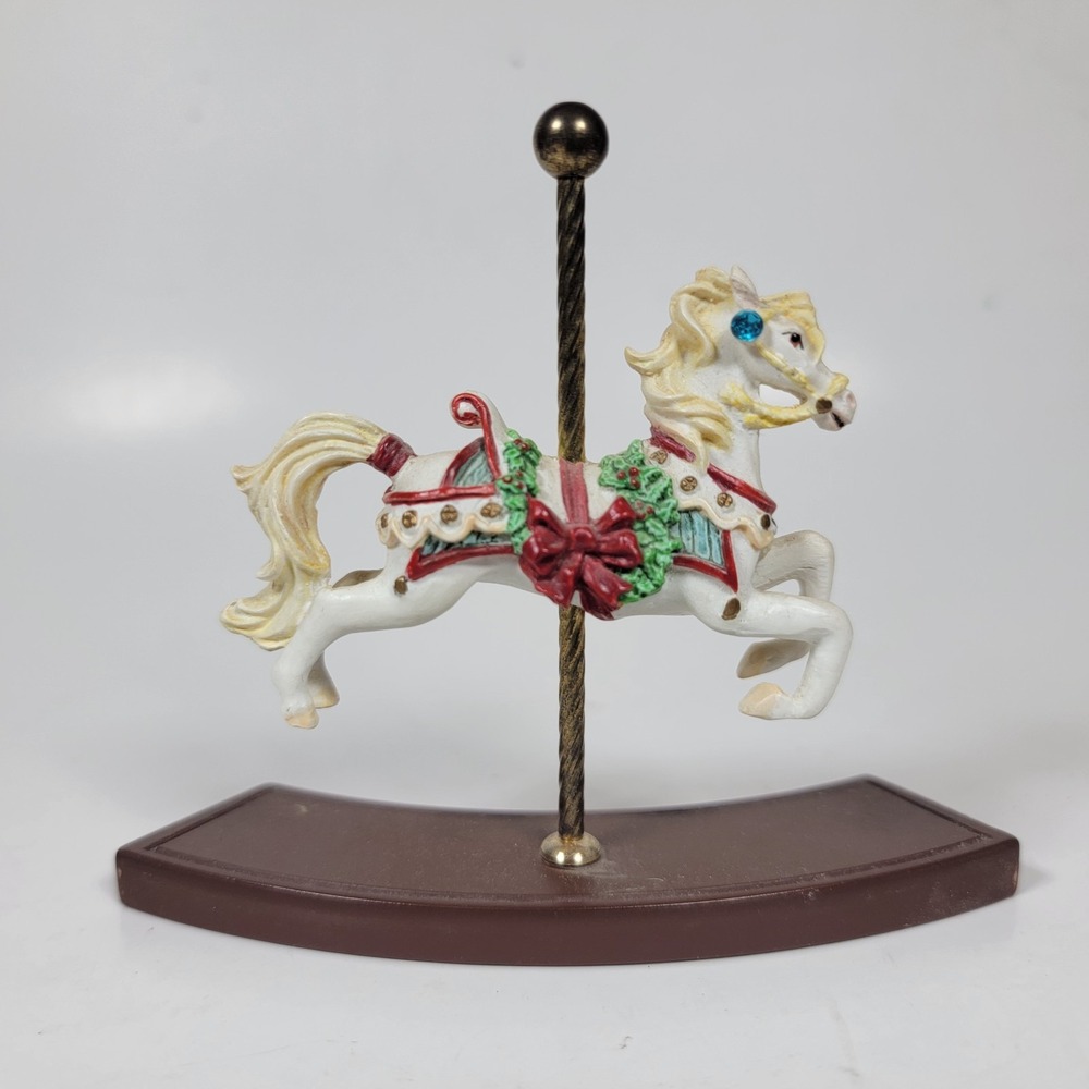 Princeton Gallery Carousel Birthstone Horse - December 1993